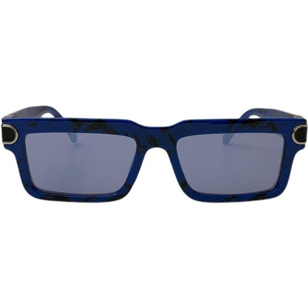 6127 | Blue/Black Frame Rectangle Unisex Fashion Sunglasses
